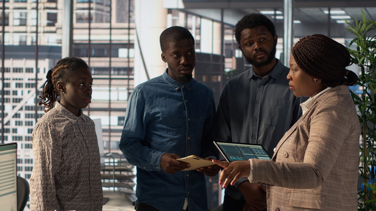 Liberia team meeting