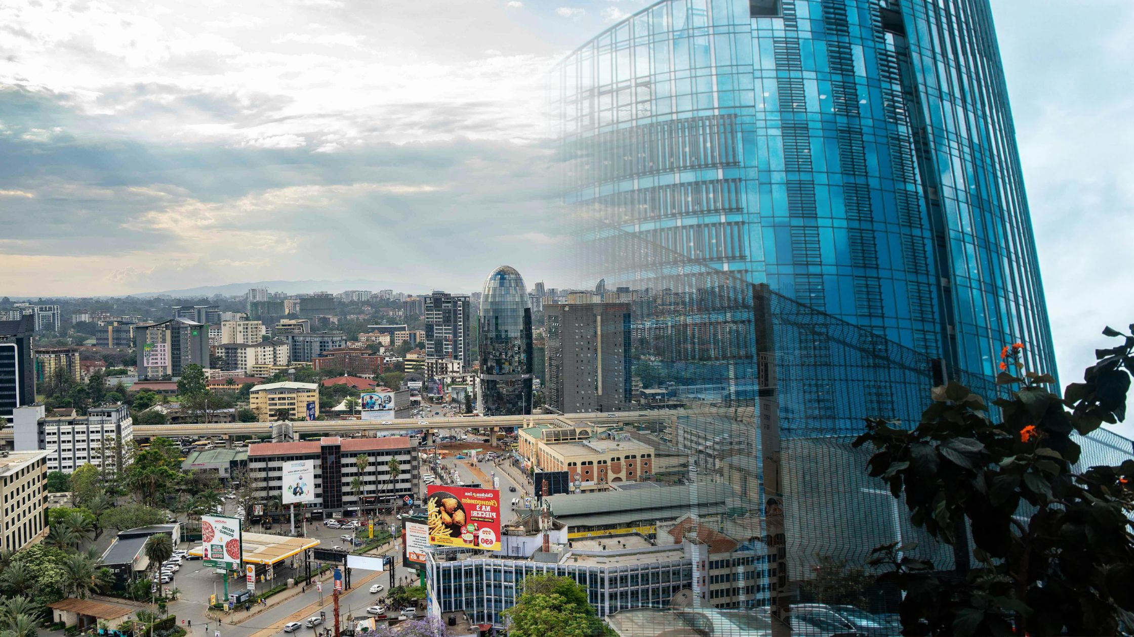 A high-angle view of a modern African city skyline representing the best African countries to invest in 2026, highlighting rapid urban development and high-growth economic opportunities in emerging markets.